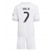 Real Madrid Vinicius Junior #7 Hjemmedraktsett Barn 2025-26 Korte ermer (+ Korte bukser)
